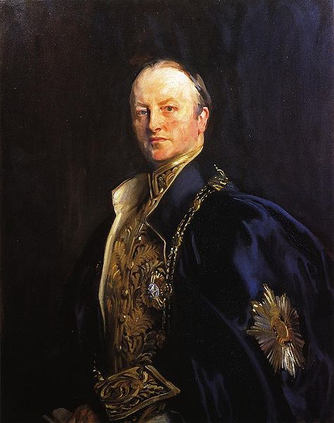 George Nathaniel Curzon 1914 by John Singer Sargent (1856-1925)  Royal Geographic Society London